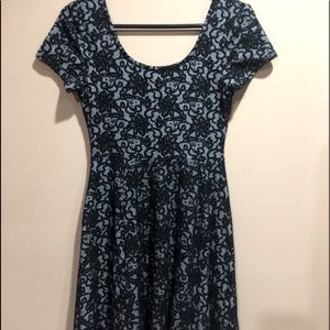 Little black dress with some pattern!